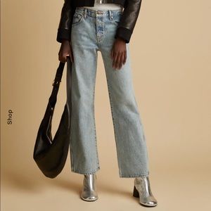 Khaite Kerrie Wide Leg Jean Size 26